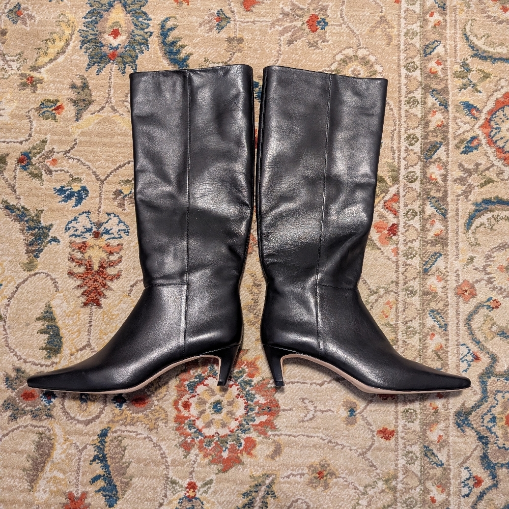 Reformation Remy Knee High Kitten Heel Boot - Picture 4 of 14